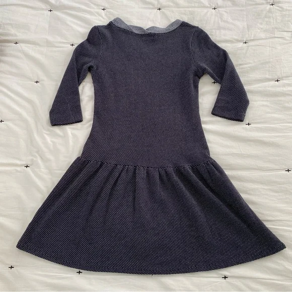 Anthropologie Puella Women's Textured Abingdon Dress Extra Small Gray/Black - Picture 4 of 8
